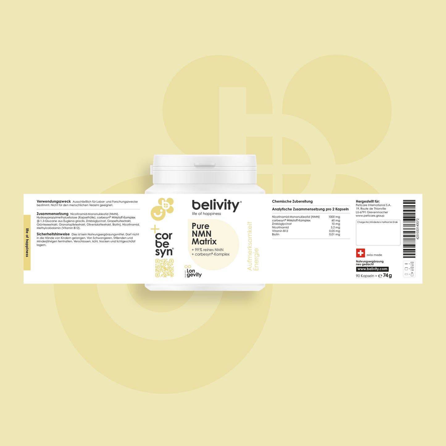 Pure NMN Matrix - Belivity®